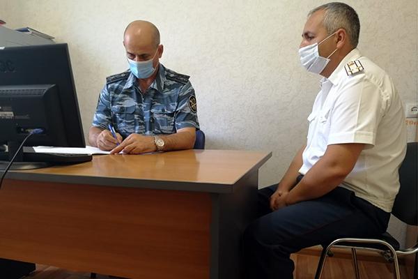 Заместитель начальника УФСИН посетил с плановой проверкой Дербентский межмуниципальный филиал ФКУ УИИ УФСИН России по Республике Дагестан