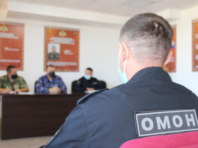 В Управлении Росгвардии по Республике Алтай состоялся вечер вопросов и ответов с сотрудниками ОМОН