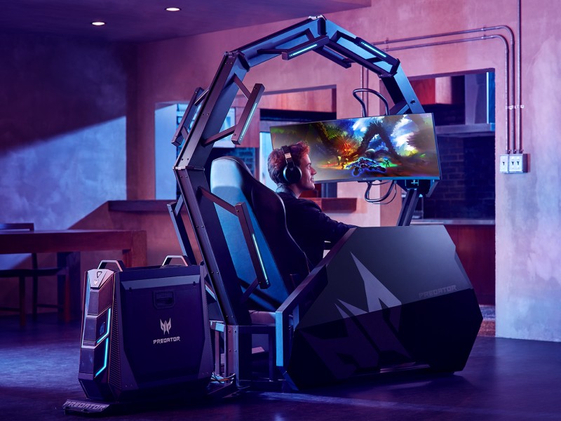Acer представила новую версию игровой капсулы Predator Thronos Air