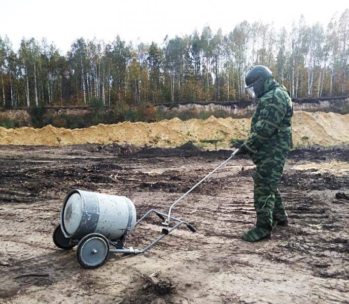 В Мордовии взрывотехники Росгвардии уничтожили взрывоопасный предмет