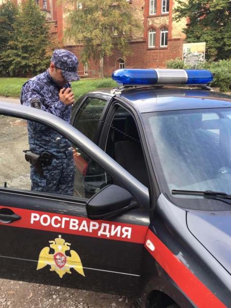 В Калининградской области сотрудники Росгвардии задержали гражданина по подозрению в совершении кражи
