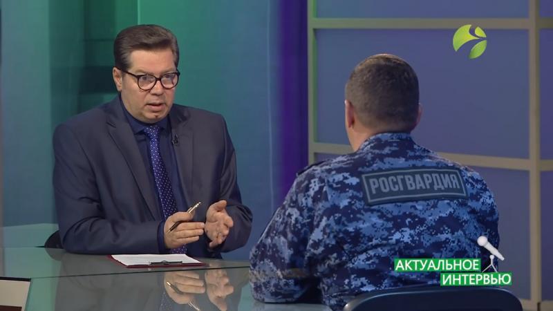 На Ямале офицер Росгвардии стал участником программы на канале окружной телерадиокомпании «Ямал-Регион»