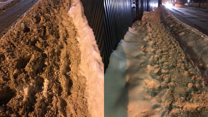 Жители городского округа Жуковский обращают внимание Администрации на качество уборки снега