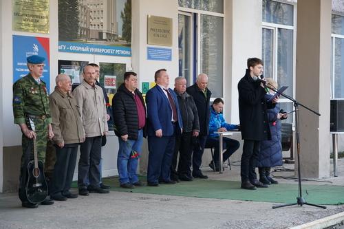 Росгвардейцы приняли участие в митинге памяти Сергея Кононова, героически погибшего при исполнении служебно-боевых задач на Северном Кавказе