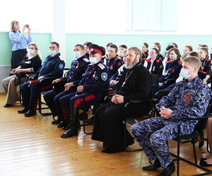 В Саранске  сотрудник Росгвардии принял участие в  патриотической акции