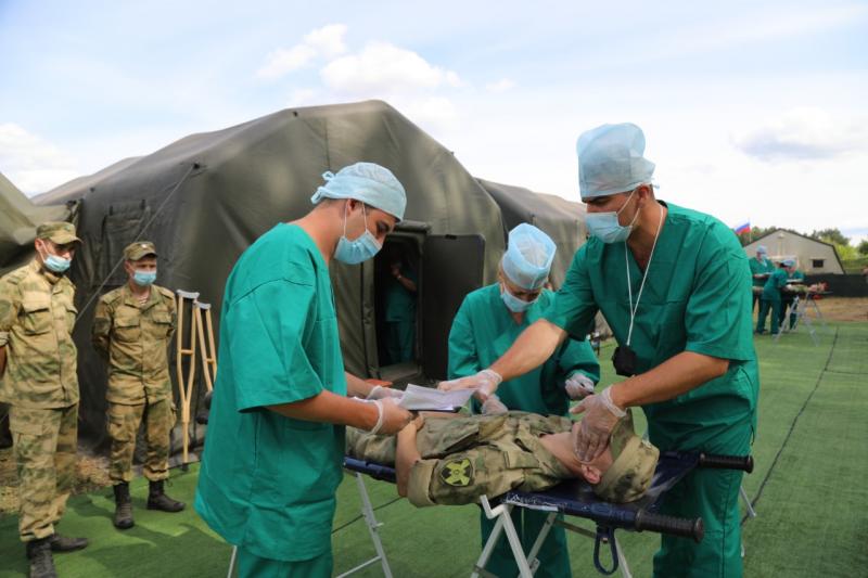 Росгвардия продемонстрировала возможности уникального подразделения - медицинского отряда специального назначения