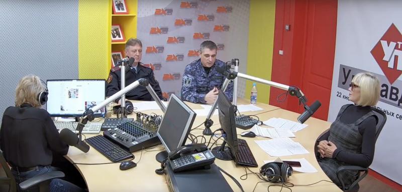 Ульяновские росгвардейцы стали гостями прямого радиоэфира
