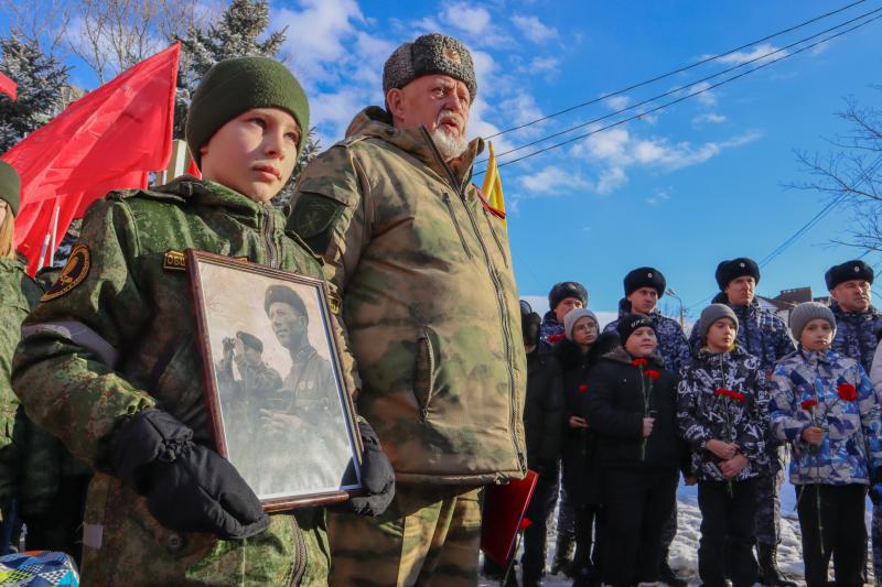 Росгвардейцы приняли участие в памятном митинге, посвященном освобождению Ставрополя от немецкой оккупации