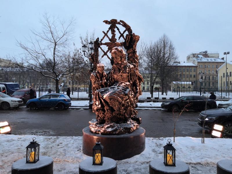 Открытие нового памятника «Блокадному учителю» в Санкт-Петербурге