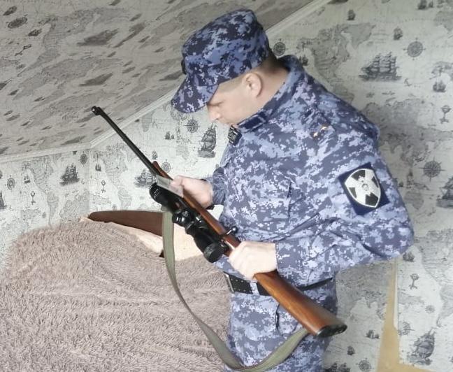 Росгвардия проверила владельцев гражданского оружия в Тайшете