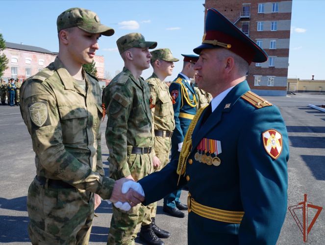 Годовщину образования воинской части Росгвардии отметили в Томской области