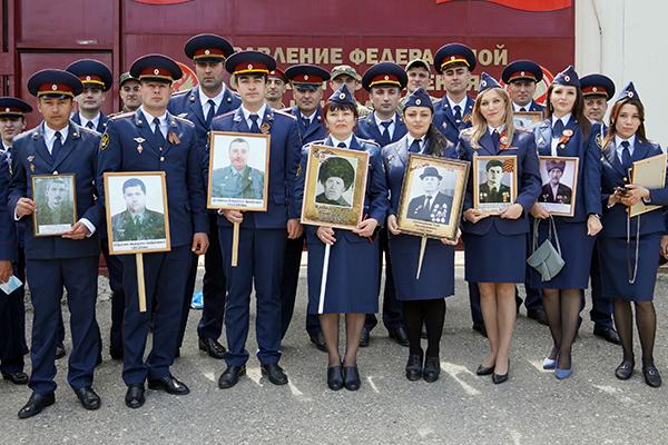 Сотрудники уголовно-исполнительной системы Дагестана приняли участие в торжественных мероприятиях, посвященных 77- годовщине Победы в Великой Отечественной войне