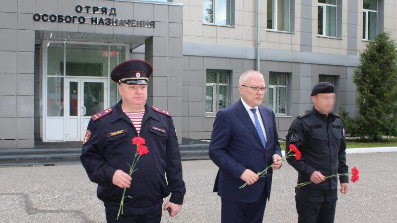 Врио губернатора Кировской области Александр Соколов встретился с бойцами спецназа Росгвардии