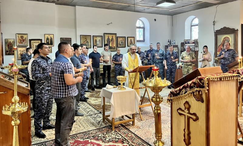 ВО ВЛАДИКАВКАЗЕ РОСГВАРДЕЙЦЫ ОТМЕТИЛИ ДЕНЬ КРЕЩЕНИЯ РУСИ