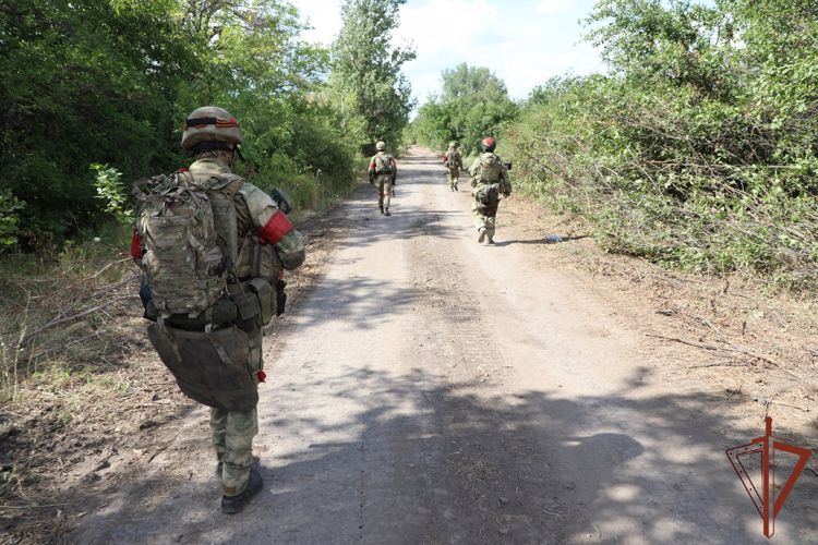 Росгвардия обеспечивает общественную безопасность на  освобожденных территориях ЛНР
