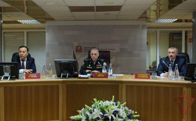Итоговый военный совет состоялся в Уральском округе Росгвардии