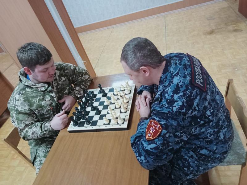 В Белорецке росгардейцы сразились в шахматных поединках