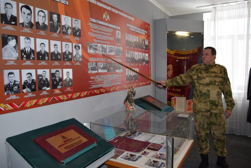 В воинской части Росгвардии города Заречного Пензенской области побывали школьники