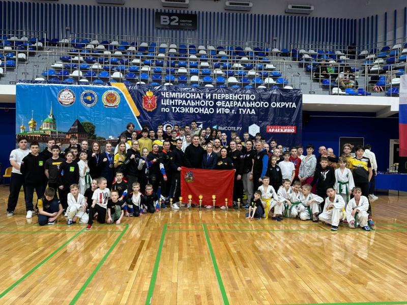 141 медаль завоевали спортсмены Московской области на крупнейшем турнире по тхэквондо ИТФ в городе Тула