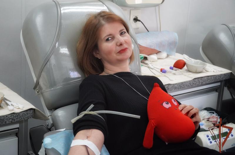 БОЛЕЕ 20 ЛИТРОВ ДОНОРСКОЙ КРОВИ СДАЛИ РОСГВАРДЕЙЦЫ ИЗ ВЛАДИМИРА
