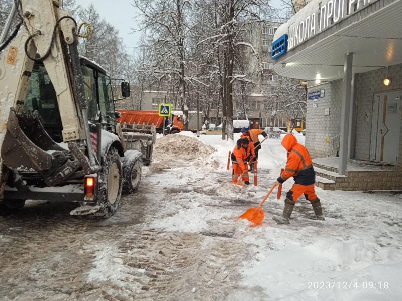 Ликвидация последствий непогоды в г.о. Королёв