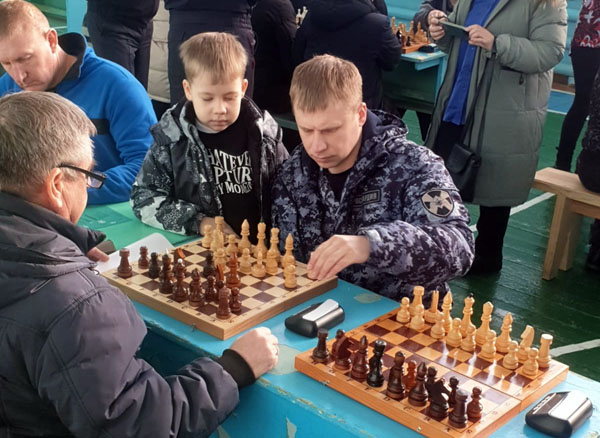 В Ульяновской области представители Росгвардии приняли участие в турнире по шахматам