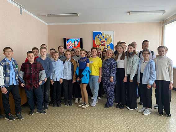 Вместе с росгвардейцами орловские школьники узнали о достижениях российской космонавтики