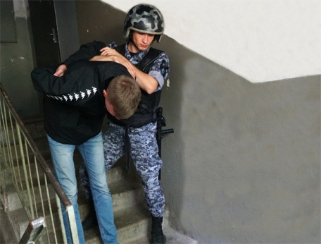 В Димитровграде сотрудники Росгвардии задержали подозреваемого в умышленном причинении тяжкого вреда здоровью