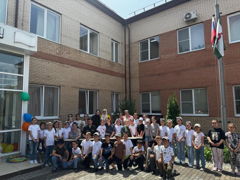 Росгвардейцы провели спортивное мероприятие для учащихся ведомственной школы в Ингушетии