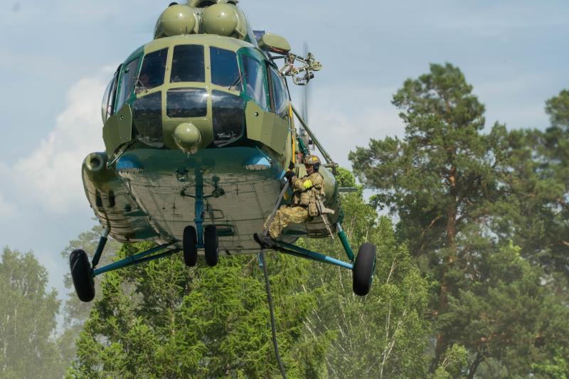 В Пензенской области на полигоне прошли занятия спецназовцев Росгвардии