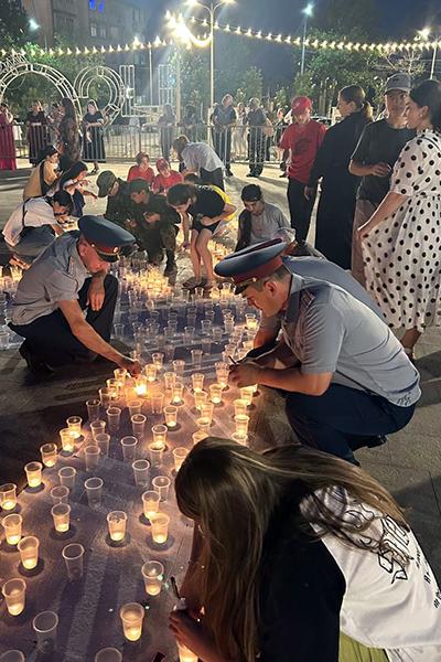 Сотрудники следственного изолятора № 2 приняли участие в акции «Свеча памяти»