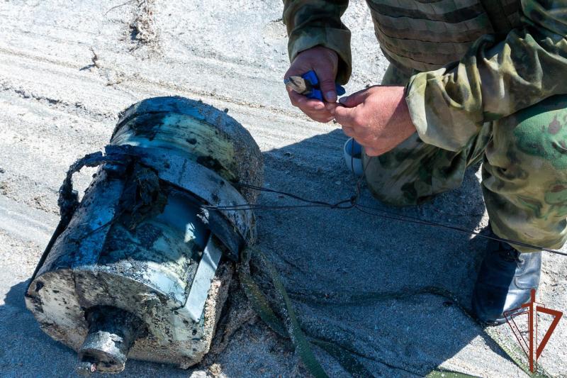 Росгвардейцы обезвредили в Херсонской области БПЛА противника с боевым зарядом