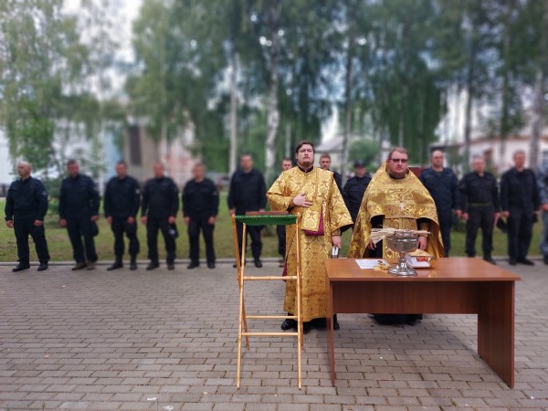 В региональном управлении Росгвардии состоялся молебен, приуроченный к празднику Крещения Руси