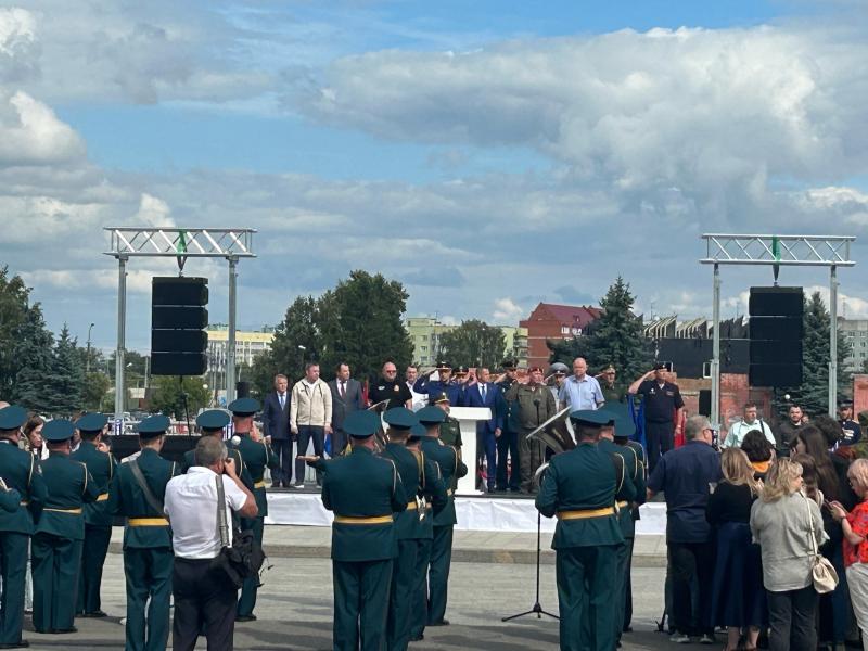 Сотрудники Управления Росгвардии по Пензенской области приняли участие в открытии сборов ПФО «Гвардеец»