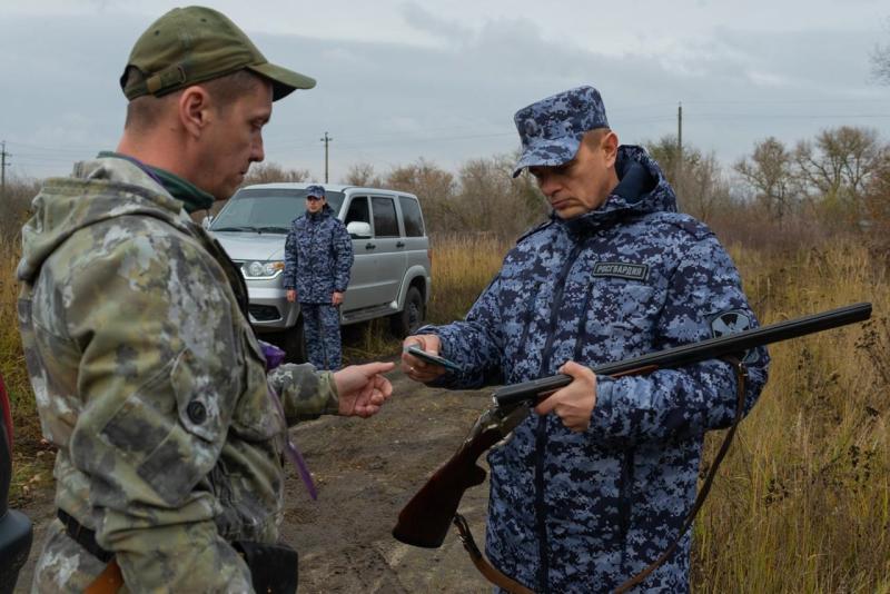 В Пензенской области сотрудники Росгвардии проводят рейды в охотничьих угодьях