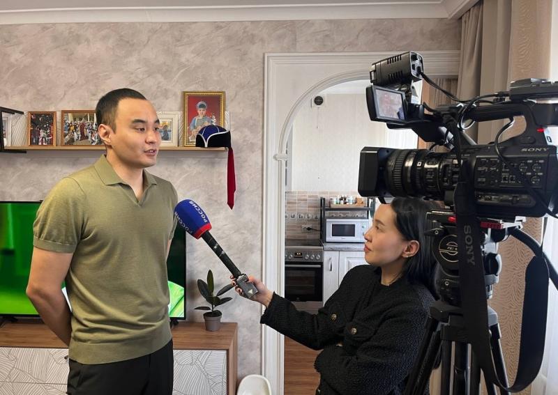 Офицер Росгвардии стал героем телевизионного сюжета ГТРК Тыва в свой профессиональный праздник