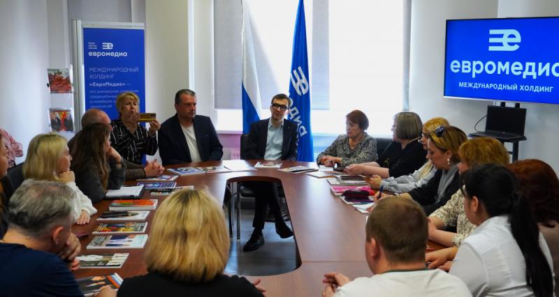 4 апреля представители средств массовой информации Белгородской области побывали в холдинге «ЕвроМедиа»