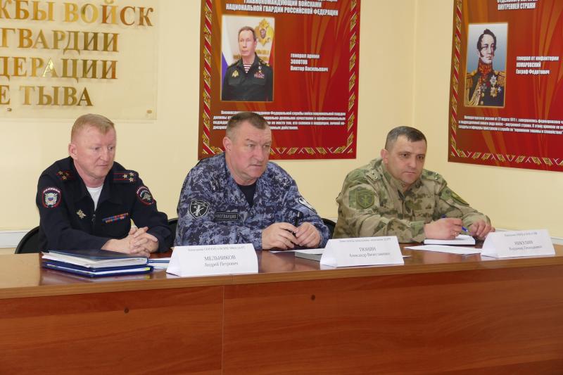 В Росгвардии состоялся координационный совет с представителями частных охранных организаций Тувы