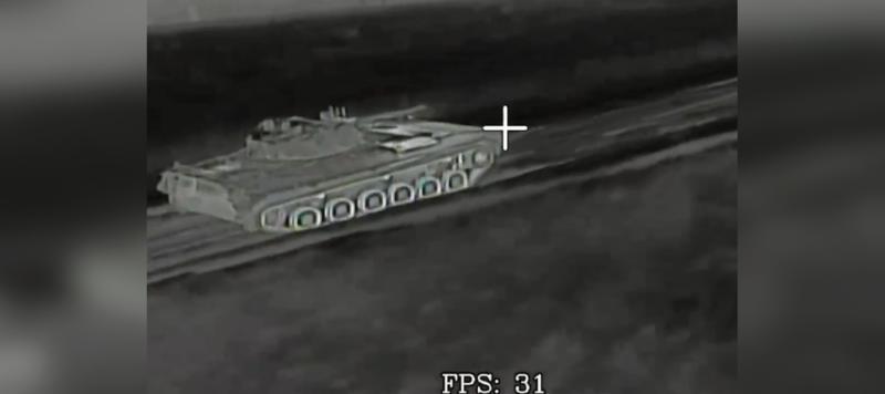 В Сумской области спецназ Росгвардии сорвал переброску сил противника, уничтожив БМП-1 с украинскими боевиками