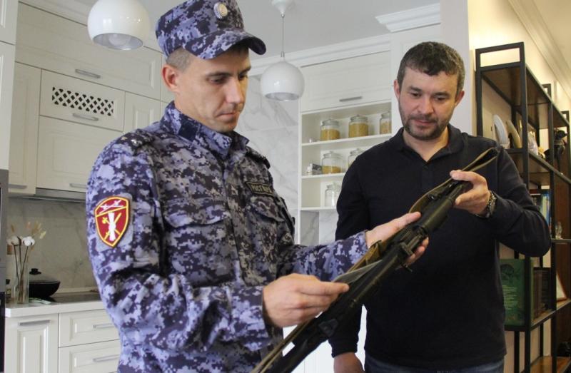 В Мордовии сотрудники Росгвардии за прошедшую неделю изъяли 20 единиц оружия
