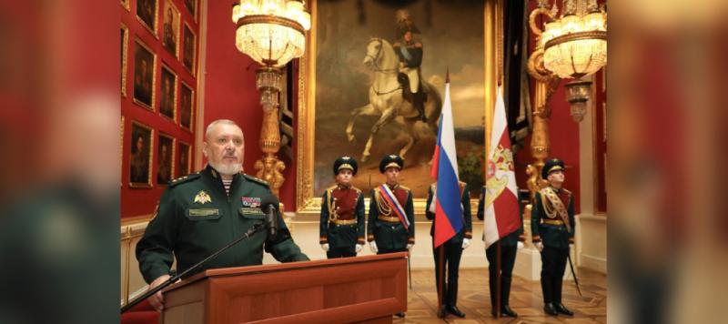 В Государственном Эрмитаже заместитель директора Росгвардии вручил госнаграды росгвардейцам-участникам СВО