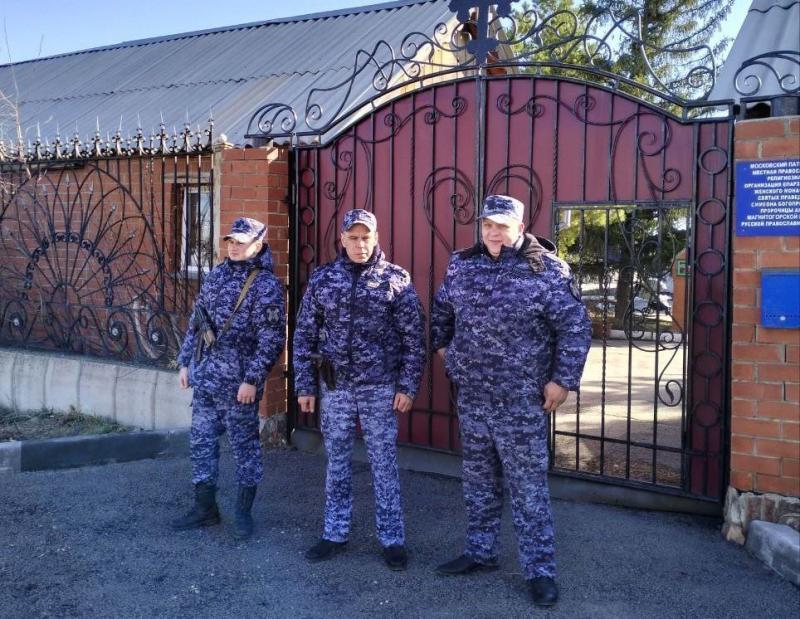На Южном Урале Росгвардейцы обеспечили безопасность пасхальных богослужений