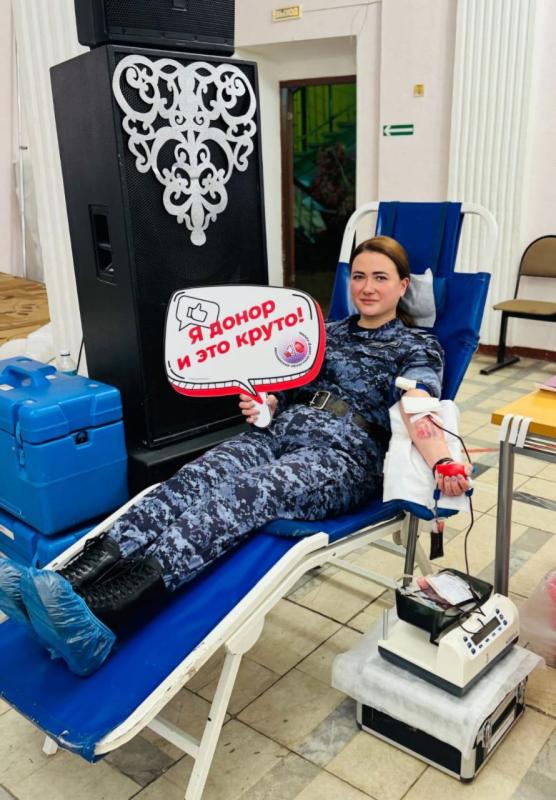 В Подмосковье сотрудница Росгвардии рассказала, как приняла решение стать донором крови