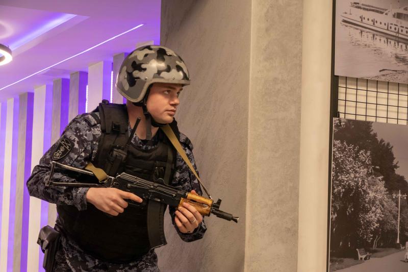 В Кузбассе при участии Росгвардии прошли межведомственные учения