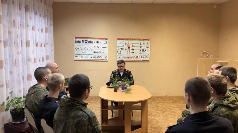 Военные следователи из Калининградской области провели личный участников специальной военной операции