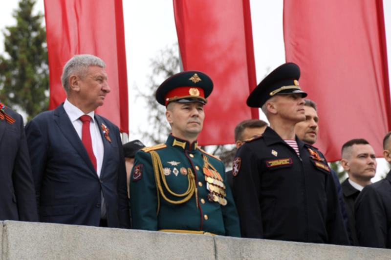 Начальник Управления Росгвардии по Курганской области принял участие в торжественных мероприятиях в День Победы