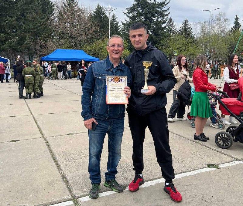 В Биробиджане росгвардейцы преодолели дистанцию легкоатлетического забега