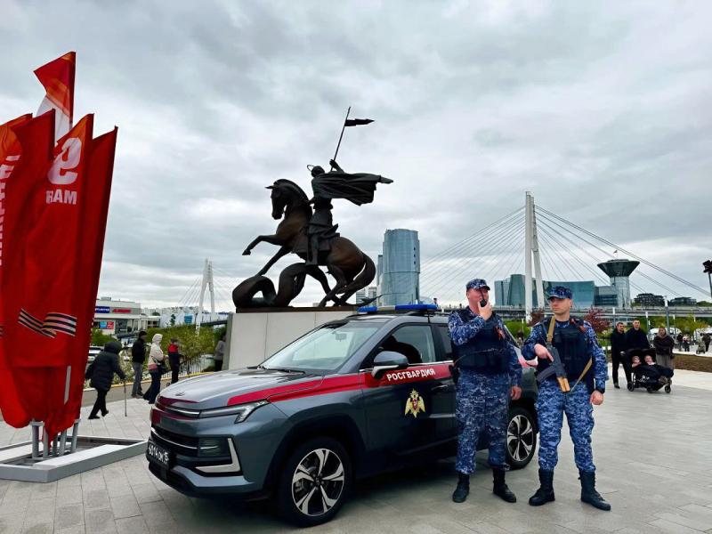В Подмосковье сотрудники Росгвардии обеспечили безопасность массовых мероприятий, посвящённых празднованию Дня Победы