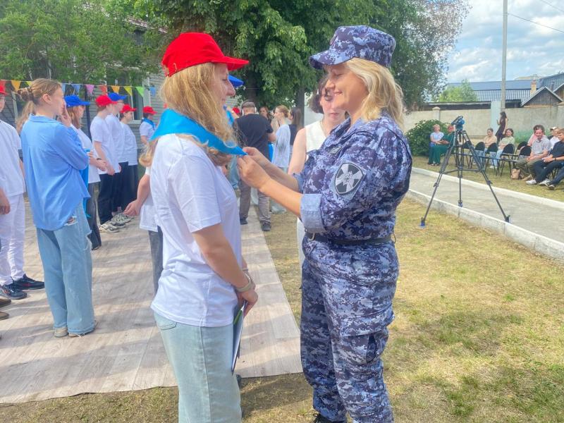 Открытие летней смены в трудовом лагере