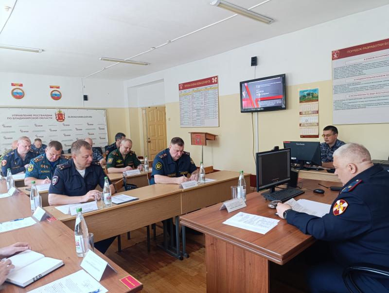 В региональном Управлении Росгвардии состоялось заседание Оперативного штаба